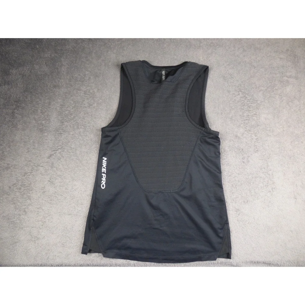 Nike Pro AeroAdapt Mens Slim Fit Tank Top Black BV1330-010 Size Small